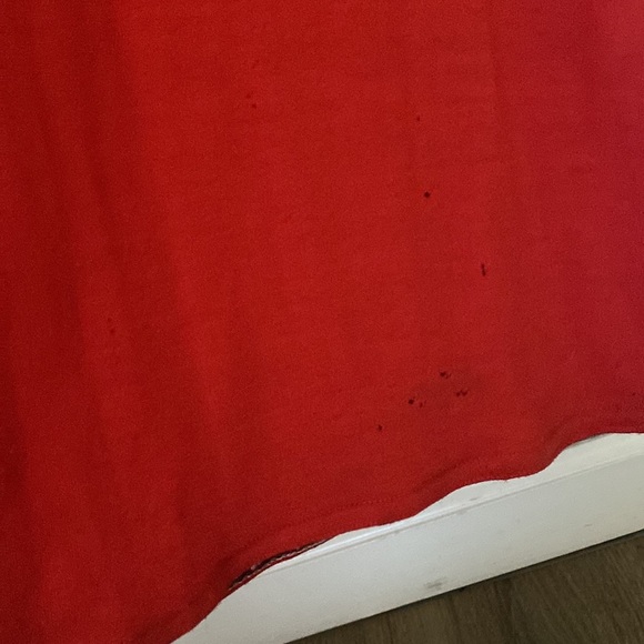 VTG RARE wool oranges 70’s maxi dress princess sleeve boho Cottagecore Sz S - Picture 8 of 14